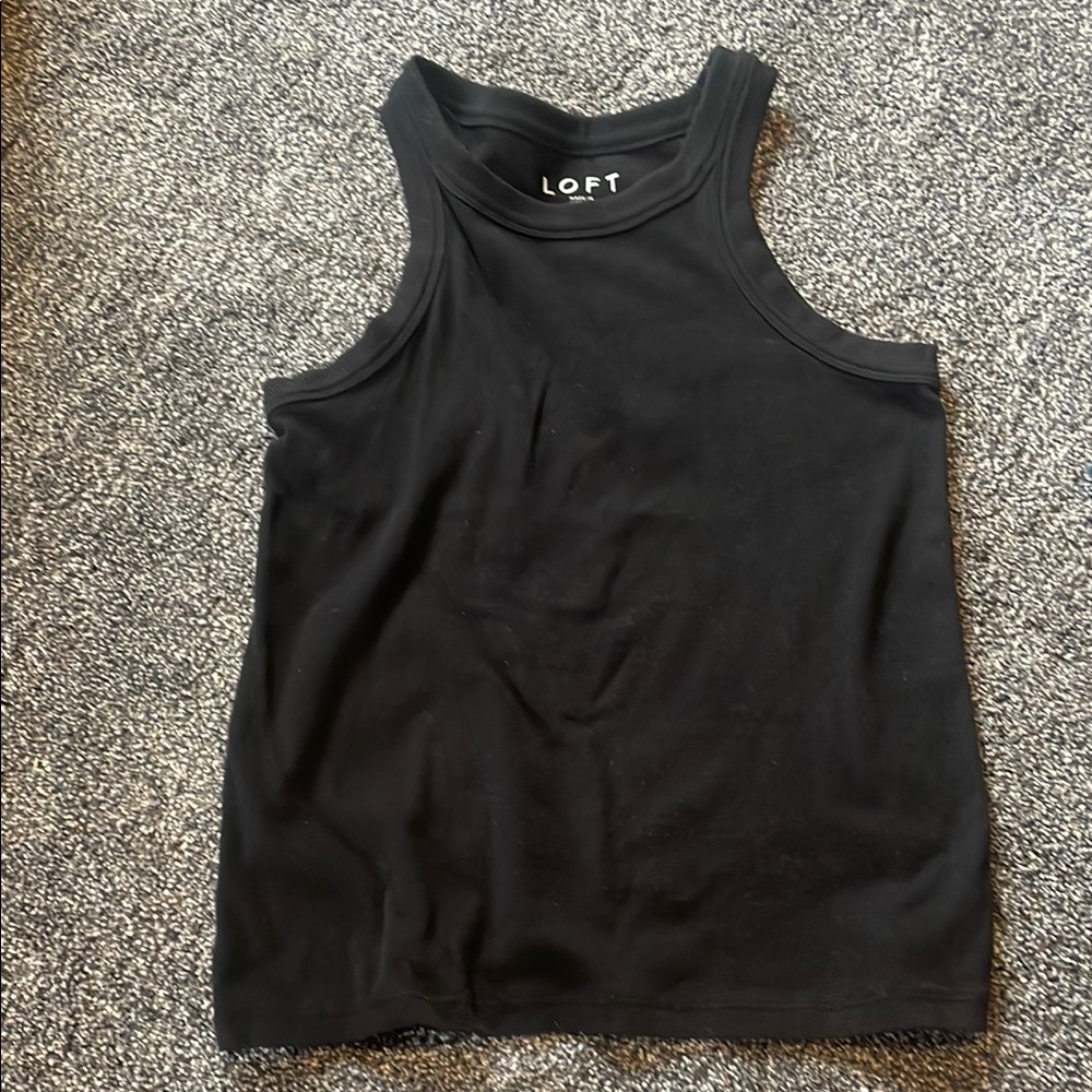 LOFT Black Tank Top